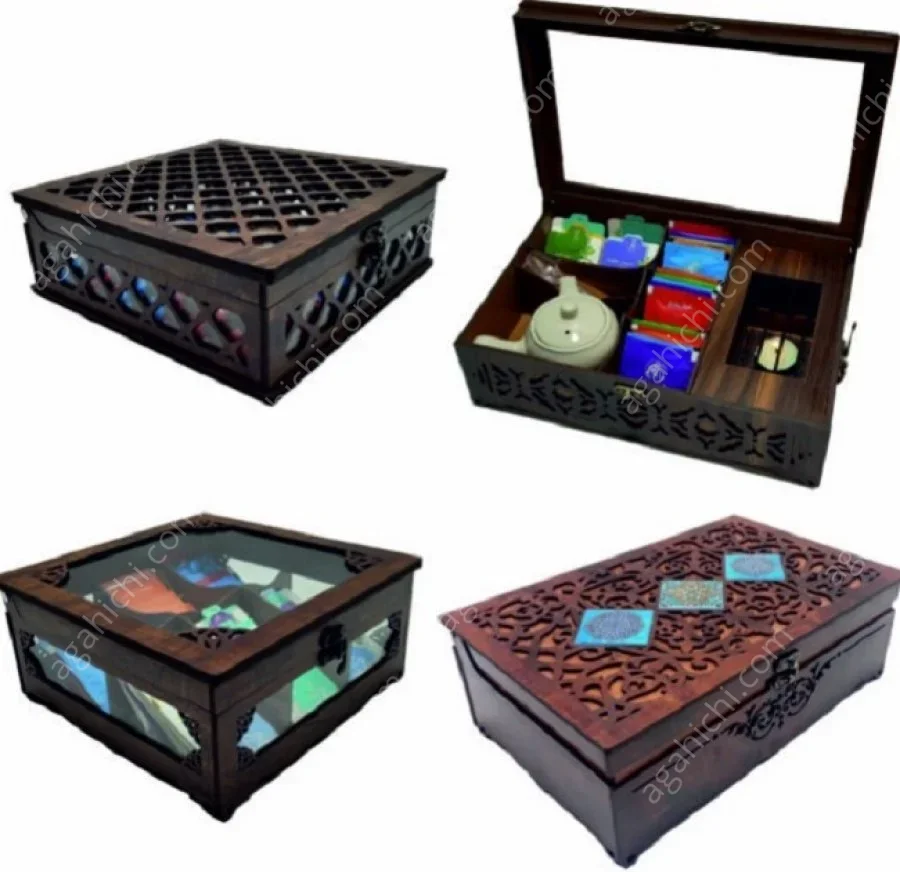 پارسا تولید کننده انواع جعبه چوبی،جعبه شکلات،جعبه چای و دمنوش،جعبه آجی
