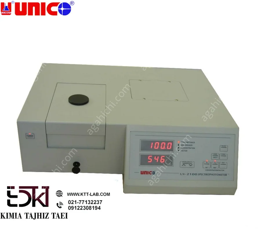 خرید اسپکتروفتومتر از برند unico مدل 2100